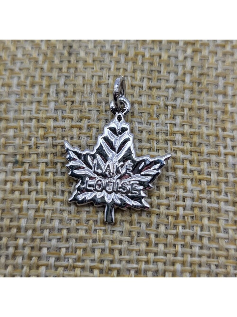 Vintage lake Louise Sterling Silver Bracelet Charm Travel souvenir